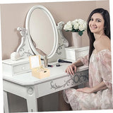 Holibanna 2pcs Box Wooden Storage Box Jewelry Container Wooden Treasure Containers Jewelry Organizer Clear Earring Display Holder Earring Gift Boxes Holibanna