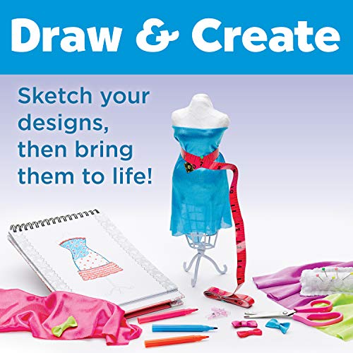 Creativity for Kids Designed by You Fashion Studio: DIY Fashion Designer Kit for Girls, Craft Kit for Teens, Gifts for Girls Ages 9-12+ Creativity for Kids