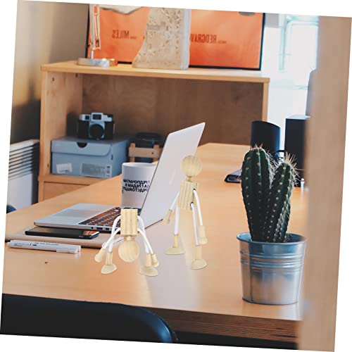 COHEALI 5pcs Cartoon Toy White Embryo Unfinished Wood Pegs Peg People Wooden Unfinished Wood Toy Wooden Peg People Wood Crafts Unfinished Peg Doll COHEALI