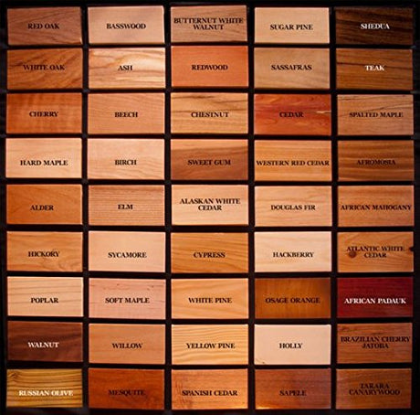 Woodchucks Wood Maple, Walnut, Cherry Boards for Making Cutting Boards. Pack of 18 Woodchucks Wood