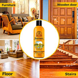 CARGEN Beeswax Furniture Wood Polish - Wood Seasoning Beeswax Oil for Wood Natural Wood Polish and Conditioner Restore A Finish 300ML Christmas CARGEN
