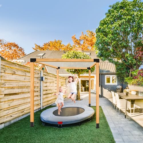 Aikosin Gazebo Brackets Kit,Pergola Brackets Kit 4x4(Actual: 3.5x3.5'') 3-Way Right Angle Corner Bracket with Pergola Post Base,Patio Pergolas, Log Aikosin