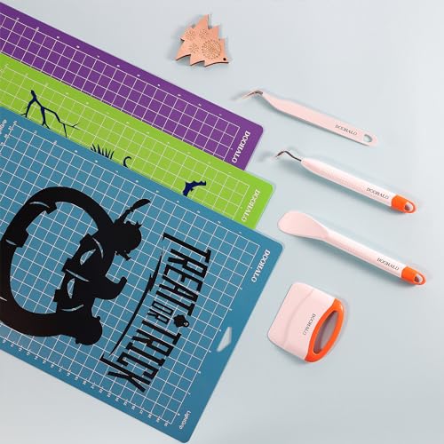 DOOHALO Cutting Mat for Cricut Joy Xtra 3 Pack Replacement Variety Standard Grip Light Grip Strong Grip Adhesive Cut Mats DOOHALO