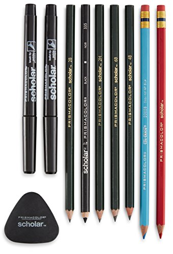 Prismacolor Scholar Manga Drawing Set, 10 Piece Kit - WoodArtSupply