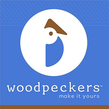 Wooden Oval Cutout 8.5 x 12 Inch, Bag of 3 Unfinished Wood Oval Cutout Shape (1/8 Inch Thick) by Woodpeckers - WoodArtSupply