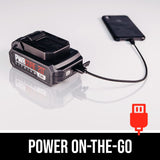 SKIL PWRCORE 20 Brushless 20V 4-1/2 In. Compact Lightweight One-hand Circular Saw Kit with Up to 6,000 RPM Includes 2.0Ah PWR CORE 20 Lithium Battery Skil