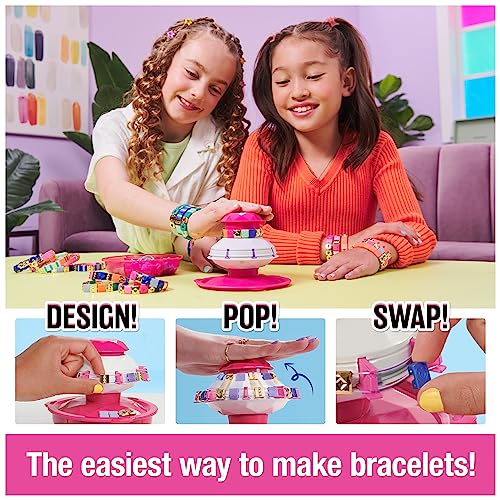 Cool Maker PopStyle Bracelet Maker, 170 Beads, Make & Remake 10 Bracelets, Friendship Bracelet Making Kit, DIY Arts & Crafts for Kids - WoodArtSupply