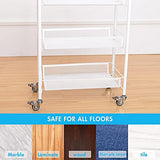 NERILEE 2 Inch Rubber Caster Wheel Set of 4(2 with Brakes & 2 Without) with 5/16" x 1-1/2" (8 x 38mm) Stem Sockets, for Furniture Crib Trolley Dining nerilee