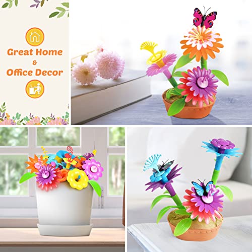 4 Set Paint & Plant Ceramic Flower Gardening Kit - Crafts for