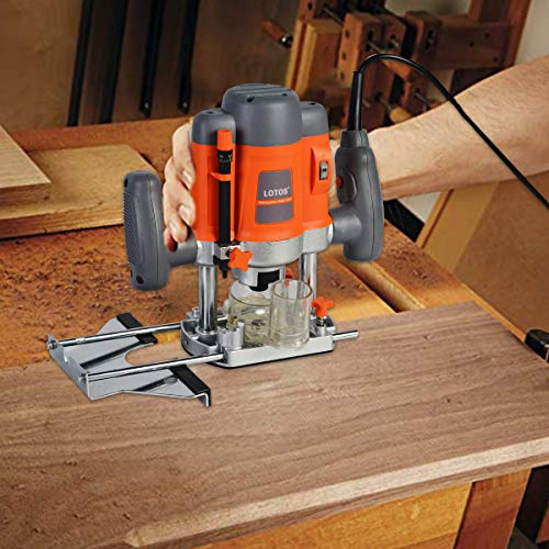 Lotos ER001 Electric Plunge Wood Router with Edge - WoodArtSupply