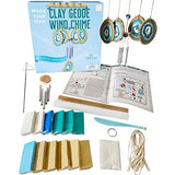 Hapinest Make Your Own Clay Geode Wind Chime Craft Kit Gift for Girls Boys Ages 8 9 10 11 12 and Teen Years and up Hapinest
