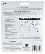 Walnut Hollow 3 Piece Clock Kit for 3/4-inch Surfaces, Use to Repair or Design your Own Clock Walnut Hollow