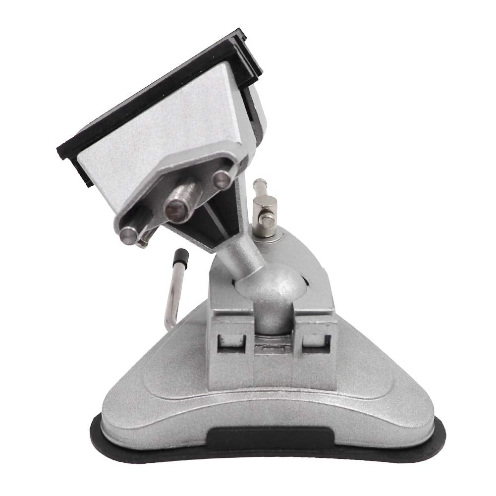 Mini Vacuum Base Vise Portable with 360°Swiveling Head and Powerful Suction Multi-Angle Pivoting Small Vice MUDUOBAN