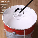 Bates- Paint Mixer, 1 to 3 Gallon Buckets, Black Mud Mixer, Paint Stirrer for Drill, Paint Mixer for Drill, Drill Mixer Attachment, Paint Mixer Drill Bates Choice