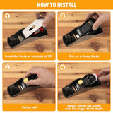 Hoteche 7-Inch Block Plane - Fully Adjustable 1-5/8-Inch Alloy Steel Blade, Fine Finished Bottom, and Sides, Precision Casting for Smooth Surfaces Hoteche