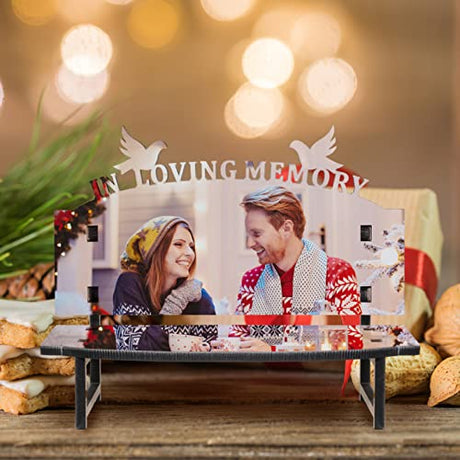 Tofficu Sublimation Blank Bench DIY Sublimation Chair Blanks Decor Nautical Beach Themed Picture Frame for Tabletop Home Decor Bird in Loving Memory Tofficu