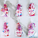 Winlyn 36 Sets Valentine's Day Gnome Ornaments Decorations DIY Valentine Gnome Craft Kits Assorted Gnome Shaped with Heart Valentine Stickers for Winlyn