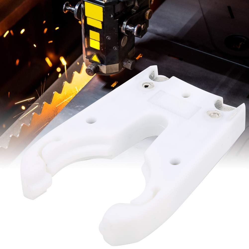 Walfront ISO30 Tool Holder Clamp ABS Flame Proof Rubber Claw Automatic Tool for CNC Lathe Engraving Machine, Sport Control