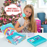 GirlZone Unicorn Letter Writing Set For Girls, 45 Piece Stationery Set, Great Birthday Gift for Girls of All Ages GirlZone