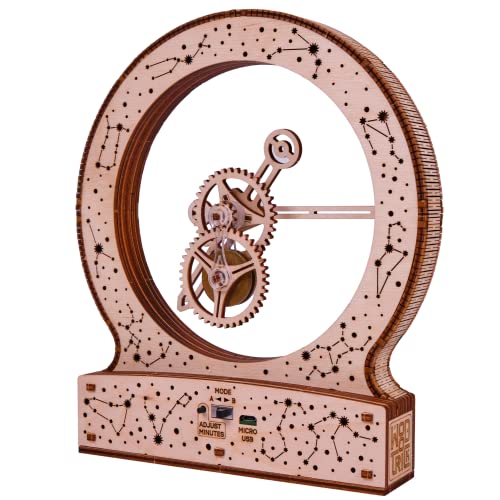 Wood Trick Zodiac Kinetic Clock 3D Wooden Puzzles for Adults and