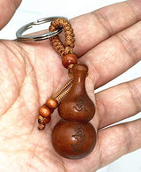 Betterdecor Feng Shui Wood Carved Wulou/hulu Key Chain for Protection Betterdecor