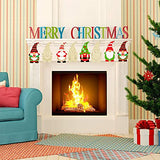 20 Pieces Christmas Wooden Gnome Hanging Ornaments Unfinished Wood Cutouts Slices Elf Wooden Decoration with Rope Christmas DIY Craft Making Painting LOKESI