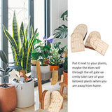 Happyyami 20pcs Fairy House Door Unfinished Wood Slices Garden Fairy Door miniture House Furniture Miniature elf Door Fairy Ornament DIY Craft Happyyami