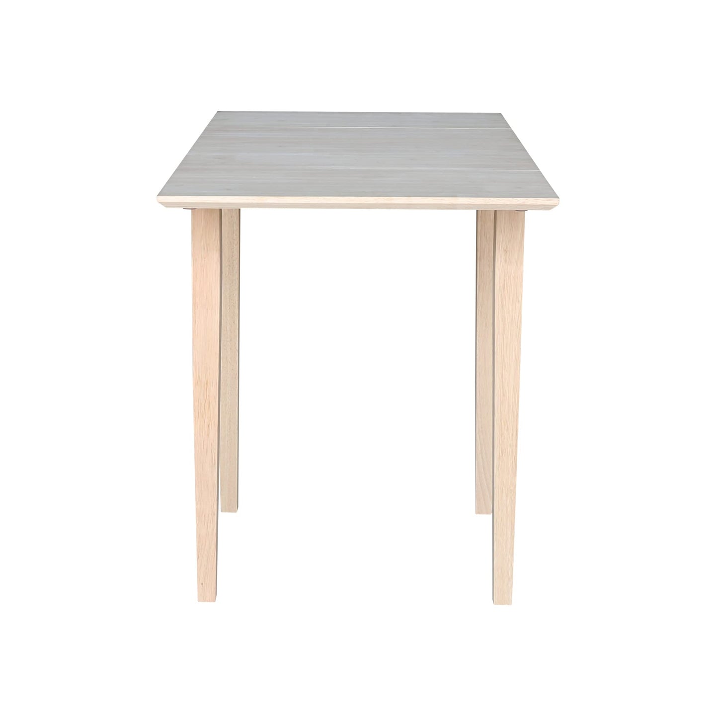 International Concepts Small Drop-leaf Table, Unfinished