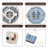 ROKR 3D Wooden Puzzles for Adults Mechanical Clock Kits-Romantic Notes Clock, DIY Clock Model Kits Brain Teaser Puzzles, DIY Crafts/Hobbies/Gifts ROKR