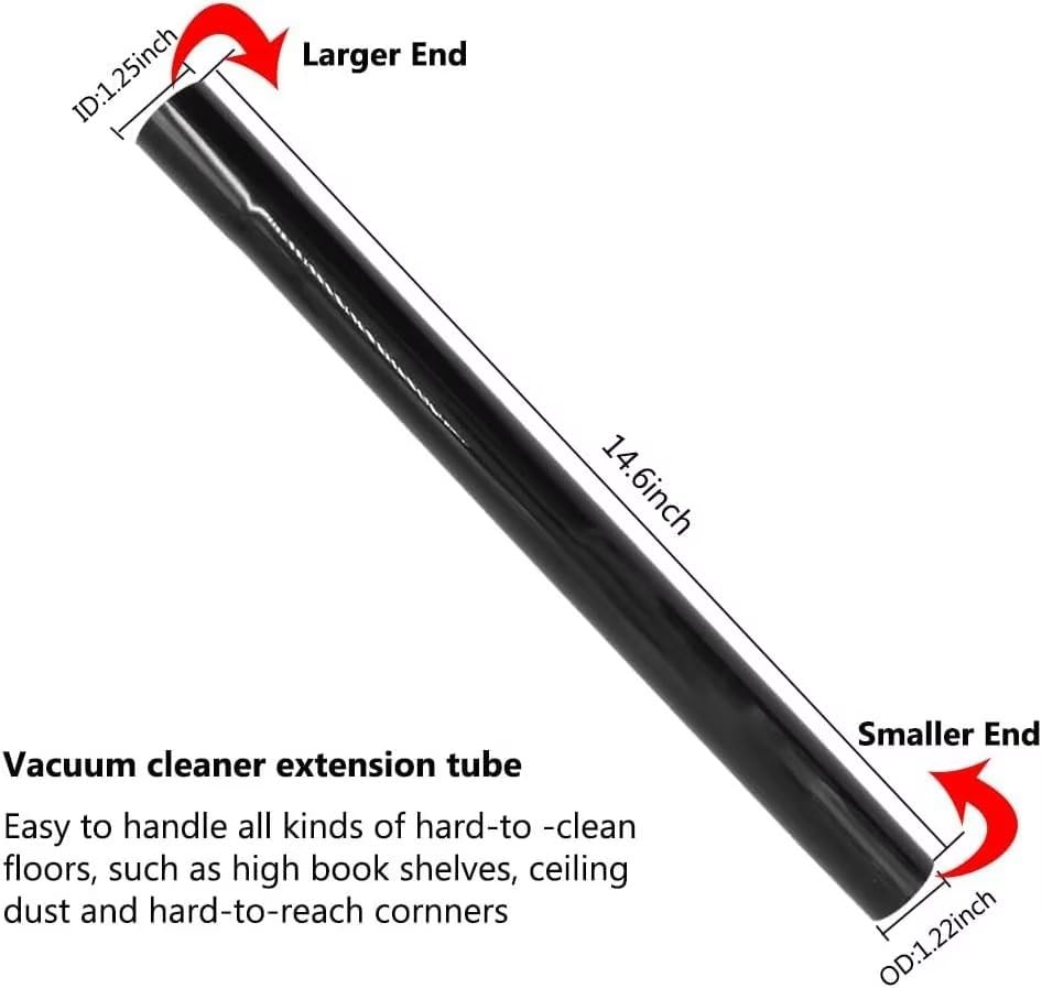 15 Pcs Universal Vacuum Attachments & Brushes for Shop Vac Accessories - 2 1/2" to 1 1/4" Hose Adapter for Shop Vac, 1 7/8" to 1" Vacuum Hose IN VACUUM