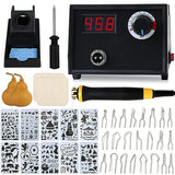 Professional Wood Burning Kit, Wood Burner Machine Pyrography Woodburning Tool for Beginners Adults (Sigle Pen Wood Burning Kit) ACRSIKR