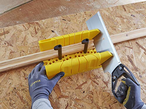 Stanley 1-20-600 Saw Storage Miter Box with Saw, Black Stanley