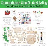Creativity for Kids Build and Grow Tree House Craft Kit - Treehouse Playset Toy for Boys and Girls, Classic Toys for Kids Creativity for Kids