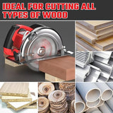 3-Pack Combo 7-1/4 Inch 24T&40T&60T with 5/8 Inch Arbor, Carbide 24T Framing, 40T Ripping & Crosscutting, 60T Finish Carbide Circular Saw Blade for Revvstark