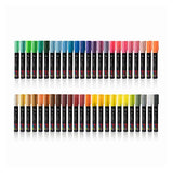 JumpOff Jo - 48 Pack of Liquid Chalk Markers – Reversible Chisel and Round Tip - Neon, Metallic, and White Included - Age 6+ JumpOff Jo
