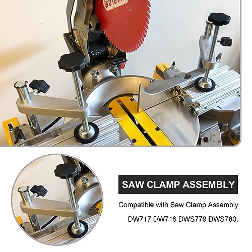 630065-00 for Dewalt Miter Compatible with Saw Clamp Assembly DW717 DW718 DWS779 DWS780 Laofudech