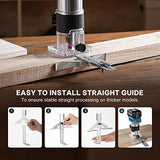 Avhrit Cordless Compact Wood Router, 21V Wood Router Tool With 2PCS 4.0Ah Batteries, Brushless Portable Handheld Palm Routers for Woodworking, Wood Avhrit