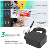 Gocheer Upgraded 40PSI Airbrush Kit, Dual-Action Multi-Function Airbrush Set with Compressor for Painting Portable Air Brush Set for Cake Decoration Gocheer