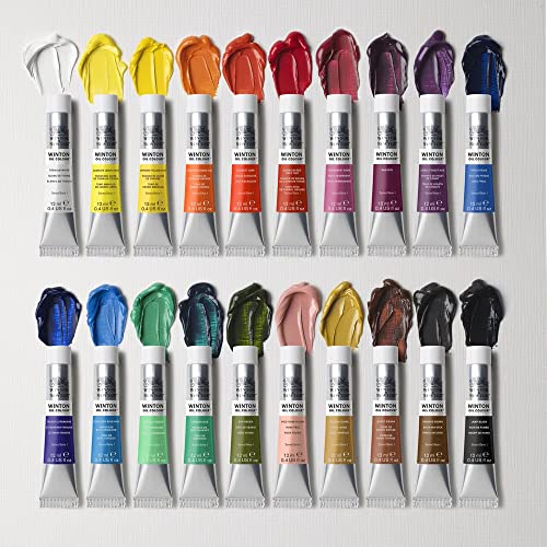Winsor & Newton Winton Oil Color Paint Set, 20 x 12ml (0.4-oz) Tubes Winsor & Newton