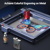 WIZMAKER L1 Laser Engraver, 20W Output Power Laser Cutter, High Accuracy Laser Engraving Machine, 120W Laser Cutting Machine with Air Assist, Lazer WIZMAKER