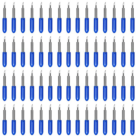 CJRSLRB 60Pcs 60° Deep Cut Replacement Blades for Cricut Explore Air 2/Air 3/Maker/Maker 3/Expression Cutting Machines, Fine Point Deep Cut Blade Fit CJRSLRB