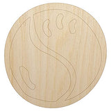 Tennis Ball Cute Unfinished Wood Shape Piece Cutout for DIY Craft Projects - 1/4 Inch Thick - 4.70 Inch Size Sniggle Sloth