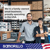 Cutting Board and Craft Wood Finishing Oil - 8oz Food-Safe Mineral Oil with Citrus Scent - Made in USA - Natural Conditioner for Cutting Boards, Samorillo