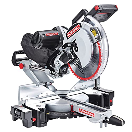 12 In. Dual-Bevel Sliding Compound Miter Saw with Laser and Work Light 15AMP Motor (Blade sold separately)