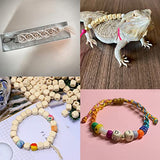 yueton 300PCS 10mm Blank Unfinished Wooden Beads Cube Wood Beads Spacer Beads Loose Beads for Jewelry Making and DIY Craft Accessories yueton