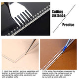 Wallet Making Template Clear Acrylic Template Leather Passport Bag Card Holder Making Stencil Kit for DIY Leather Craft Tool GLOGLOW