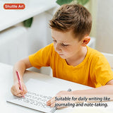 Shuttle Art Ballpoint Pens, 15 Pack Pastel Retractable Black Ink Ball Point Pens, Cute Pens 1.0mm Medium Point Quick Drying for Writing Journaling Shuttle Art