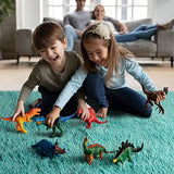 COASTLINE CRAFT Dinosaur Painting Kit for Kids w/Dino Trivia- Dinosaur Crafts for Kids Ages 3-5 + w/ 2T-Rex, Velociraptor, Stegosaurus & More COASTLINE CRAFT
