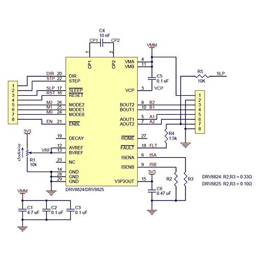 DAOKI CNC Shield V3.0 Expansion Board Kit with Board for Arduino, 4PCS DRV8825 Stepper Motor Driver and Heatsink, 10PCS Jumper Cap, USB Cable for DAOKI
