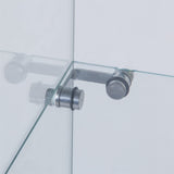 Zipzop Contemporary 64.5'' 4-Shelf Glass Display Cabinet with Two Doors in Upgrade White Zipzop